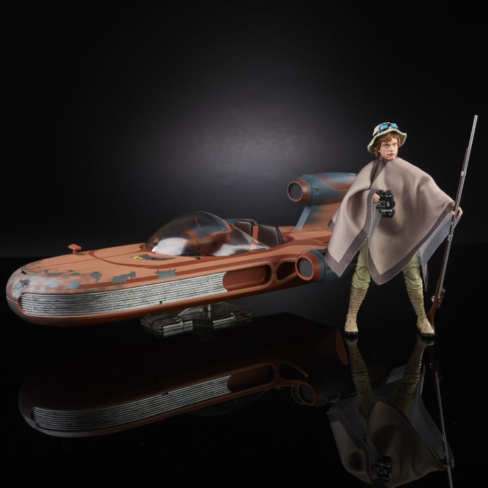 Luke  &  Landspeeder - The Black Series