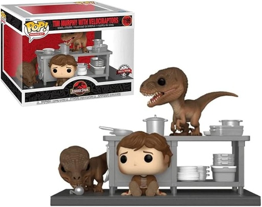 [9016] Jurassic Park Tim Murphy With Velociraptors Funko Pop 
