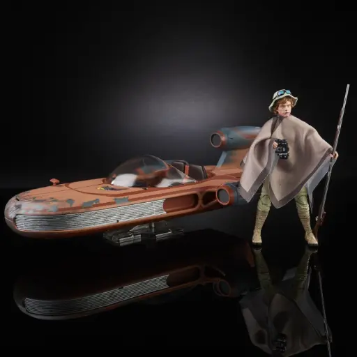 Luke  &  Landspeeder - The Black Series